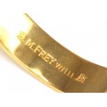 Brățară Ballerina Frey Wille " Greek Revival " | metal placat cu aur  & email | Bijuterie de colecție